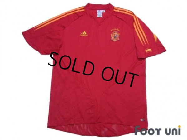 Photo2: Spain Euro 2004 Home Shirt and Shorts Set (2)