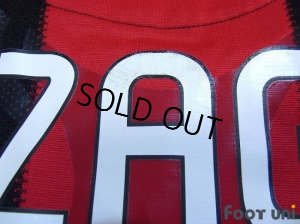 Photo8: AC Milan 2010-2011 Home Authentic Techfit Shirt #9 Inzaghi (8)