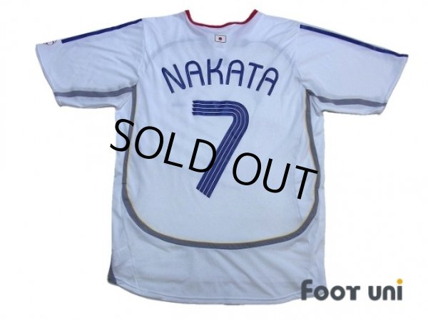 Hidetoshi Nakata Adidas 2004 2006 #7 Japan Away Authentic
