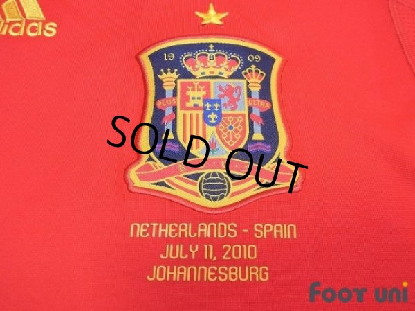 Photo6: Spain 2010 Home Shirt #6 A.Iniesta (6)