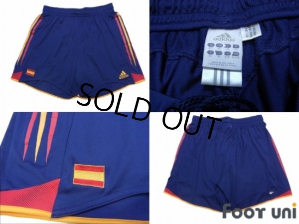 Photo8: Spain Euro 2004 Home Shirt and Shorts Set (8)