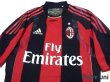 Photo3: AC Milan 2010-2011 Home Authentic Techfit Shirt #9 Inzaghi (3)