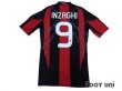Photo2: AC Milan 2010-2011 Home Authentic Techfit Shirt #9 Inzaghi (2)