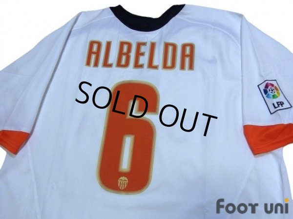 Photo4: Valencia 2005-2006 Home Shirt #6 Albelda LFP Patch/Badge (4)