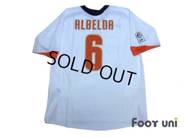 Photo2: Valencia 2005-2006 Home Shirt #6 Albelda LFP Patch/Badge (2)
