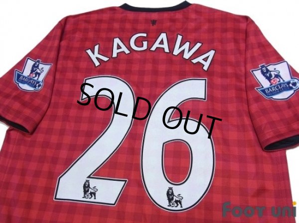 Photo4: Manchester United 2012-2013 Home Shirt #26 Kagawa BARCLAYS PREMIER LEAGUE Patch/Badge (4)