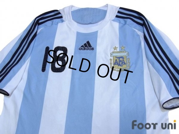 Photo3: Argentina 2008 Home Shirt #18 Messi (3)
