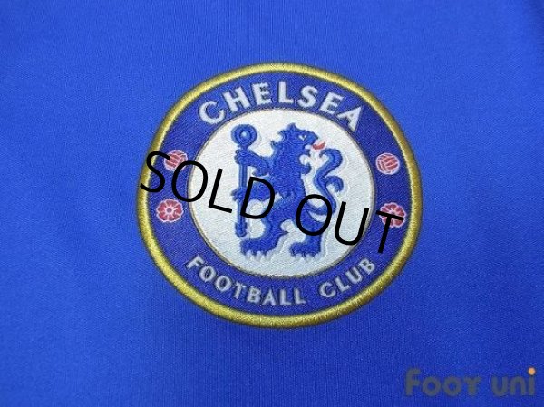 Photo6: Chelsea 2006-2008 Home Long Sleeve Shirt #8 Lampard Champions League Patch/Badge (6)