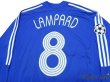 Photo4: Chelsea 2006-2008 Home Long Sleeve Shirt #8 Lampard Champions League Patch/Badge (4)