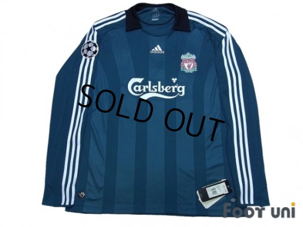 Photo1: Liverpool 2008-2009 3RD Long Sleeve Shirt #9 Torres Champions League Patch/Badge w/tags (1)