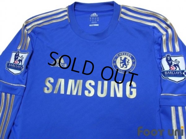 Photo3: Chelsea 2012-2013 Home Long Sleeve Shirt #10 Mata BARCLAYS PREMIER LEAGUE Patch/Badge (3)
