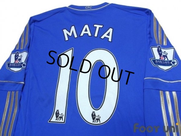 Photo4: Chelsea 2012-2013 Home Long Sleeve Shirt #10 Mata BARCLAYS PREMIER LEAGUE Patch/Badge (4)