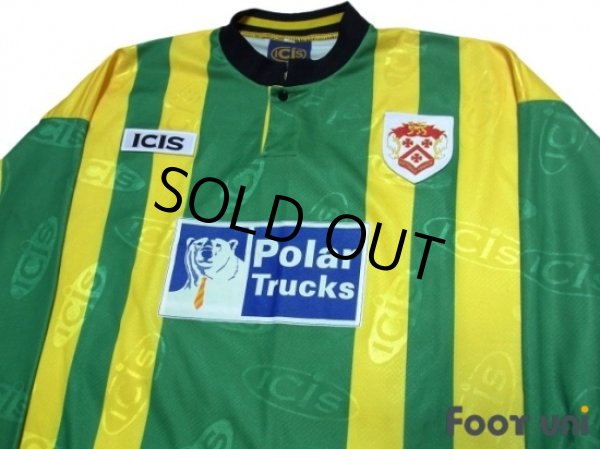 Photo3: Kettering Town FC 1997-1998 Away Long Sleeve Shirt (3)
