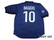 Photo2: Inter Milan 1998-1999 3RD Shirt #10 Baggio Lega Calcio Patch/Badge (2)