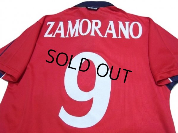 Photo4: Chile 2000-2003 Home Shirt #9 Zamorano (4)