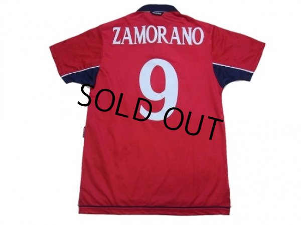 Photo2: Chile 2000-2003 Home Shirt #9 Zamorano (2)
