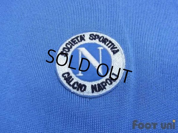 Photo6: Napoli 1989-1990 Home Reprint Shirt #10  (6)