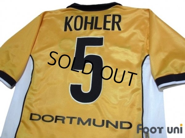 Photo4: Borussia Dortmund 1998-2000 Home Shirt #5 Kohler (4)
