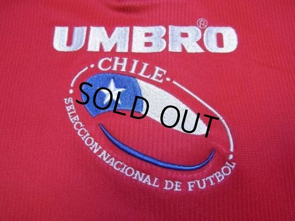 Photo6: Chile 2000-2003 Home Shirt #9 Zamorano (6)