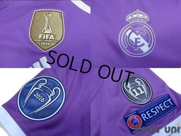 Photo7: Real Madrid 2016-2017 Away Shirt #7 Ronaldo w/tags (7)