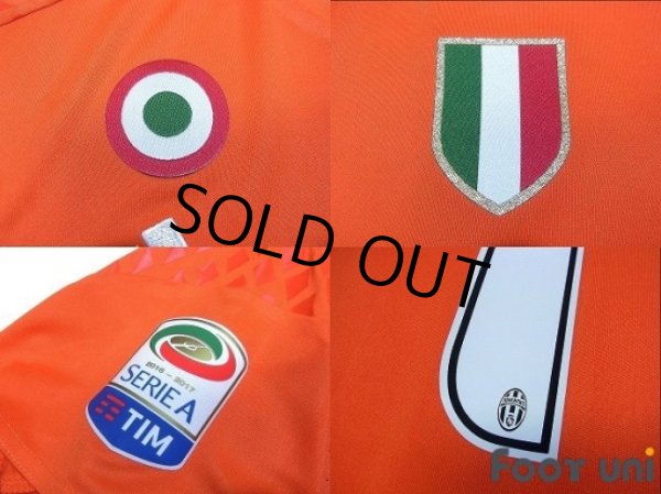 Photo6: Juventus 2016-2017 GK Shirt #1 Buffon w/tags Coppa Italia Patch/Badge Lega Calcio Serie A Tim Patch/Badge (6)