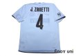 Photo2: Inter Milan 2008-2009 Away Shirt #4 J.Zanetti w/tags Lega Calcio Serie A Tim Patch/Badge Scudetto Patch/Badge (2)