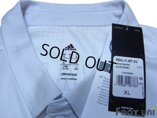 Photo5: Real Madrid 2016-2017 Home Authentic Shirt #7 Ronaldo w/tags (5)