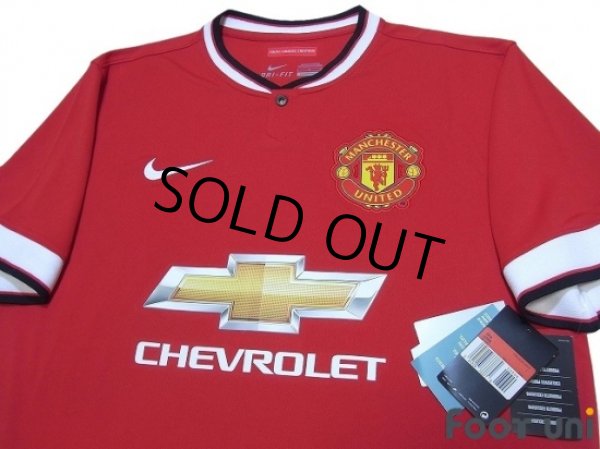 Photo3: Manchester United 2014-2015 Home Shirt w/tags (3)