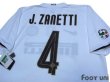 Photo4: Inter Milan 2008-2009 Away Shirt #4 J.Zanetti w/tags Lega Calcio Serie A Tim Patch/Badge Scudetto Patch/Badge (4)