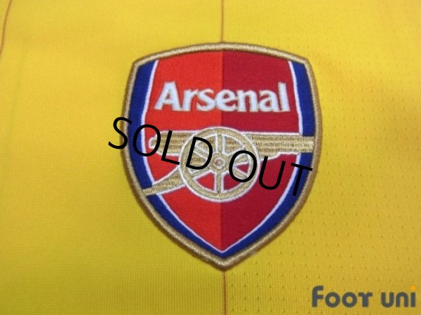 Photo6: Arsenal 2010-2011 Away Long Sleeve Shirt #23 Arshavin (6)