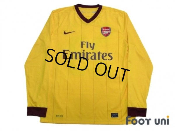 Photo1: Arsenal 2010-2011 Away Long Sleeve Shirt #23 Arshavin (1)