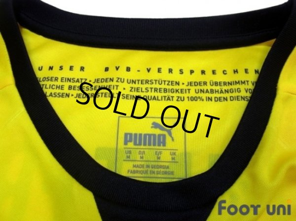 Photo5: Borussia Dortmund 2015-2016 Home Shirt #28 Ginter (5)