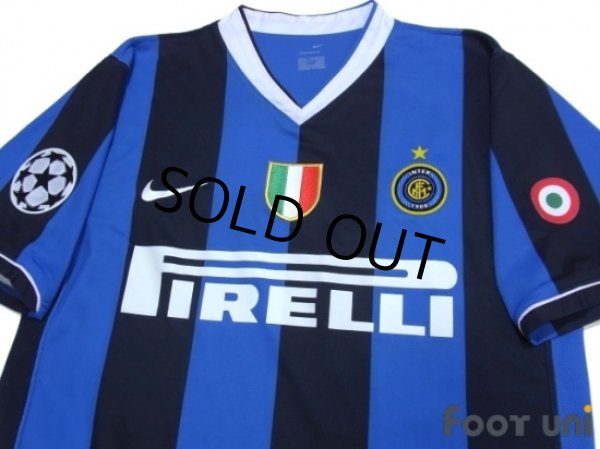 Photo3: Inter Milan 2006-2007 Home Shirt Champions League Patch/Badge Coppa Italia Patch/Badge Scudetto Patch/Badge (3)