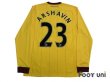 Photo2: Arsenal 2010-2011 Away Long Sleeve Shirt #23 Arshavin (2)