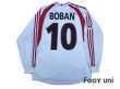 Photo2: AC Milan 2000-2002 Away Long Sleeve Shirt #10 Boban Lega Calcio Patch/Badge (2)