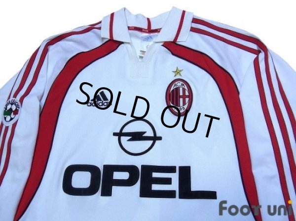 Photo3: AC Milan 2000-2002 Away Long Sleeve Shirt #10 Boban Lega Calcio Patch/Badge (3)