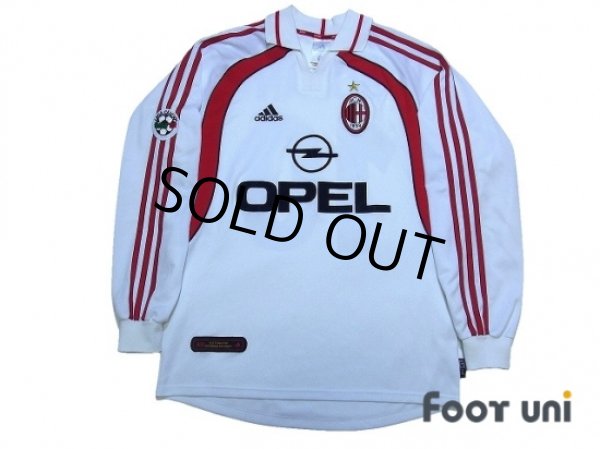 Photo1: AC Milan 2000-2002 Away Long Sleeve Shirt #10 Boban Lega Calcio Patch/Badge (1)