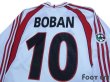 Photo4: AC Milan 2000-2002 Away Long Sleeve Shirt #10 Boban Lega Calcio Patch/Badge (4)