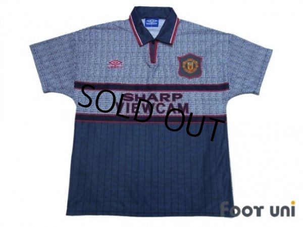 Photo1: Manchester United 1995-1996 Away Shirt #22 Scholes (1)