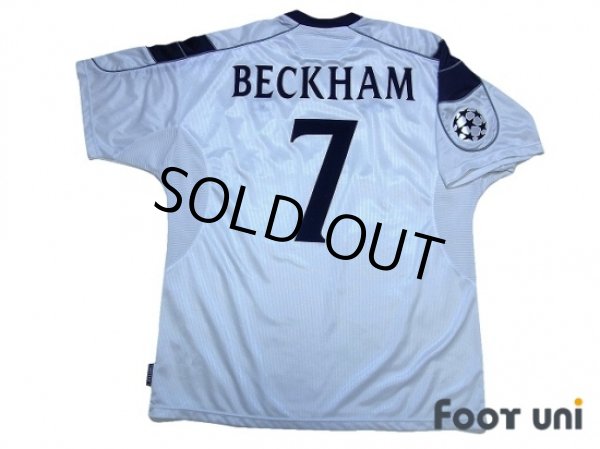 Photo2: Manchester United 2000-2001 Away Shirt #7 Beckham Champions League Patch/Badge (2)