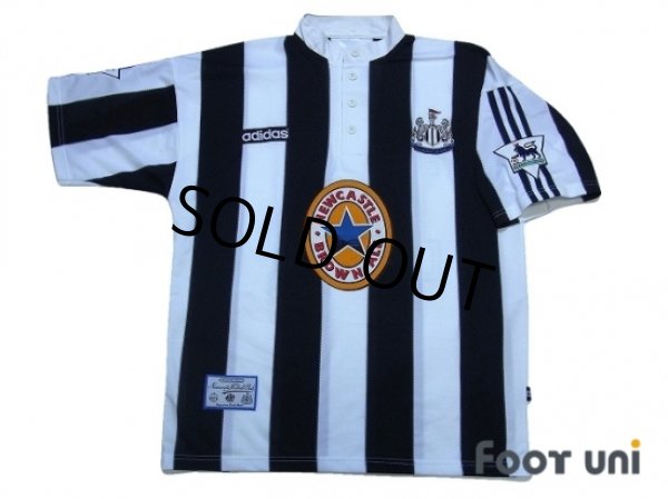 Photo1: Newcastle 1995-1997 Home Shirt #14 Ginola The F.A. Premier League Patch/Badge (1)