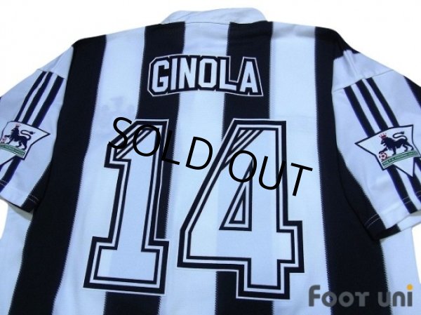 Photo4: Newcastle 1995-1997 Home Shirt #14 Ginola The F.A. Premier League Patch/Badge (4)