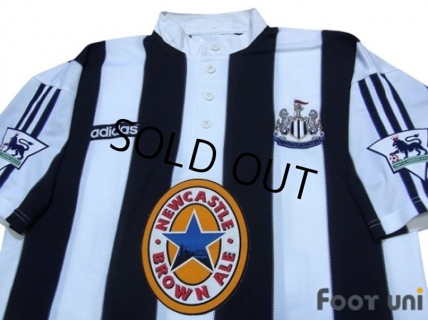 Photo3: Newcastle 1995-1997 Home Shirt #14 Ginola The F.A. Premier League Patch/Badge (3)