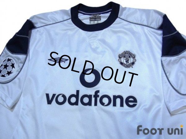 Photo3: Manchester United 2000-2001 Away Shirt #7 Beckham Champions League Patch/Badge (3)