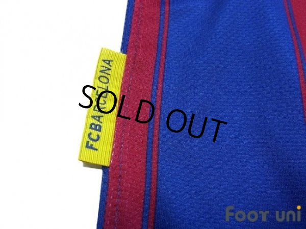 Photo7: Barcelona 2009-2010 Home L/S Shirt LFP Patch/Badge (7)