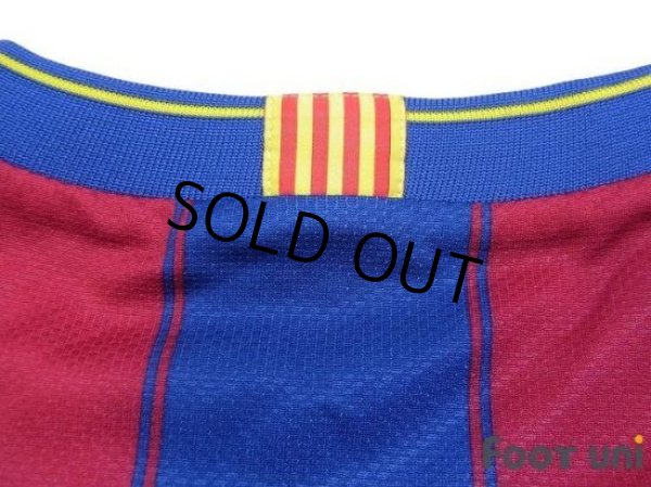 Photo8: Barcelona 2009-2010 Home L/S Shirt LFP Patch/Badge (8)