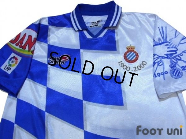 Photo3: Espanyol 2000-2001 Centenario Home Shirt (3)
