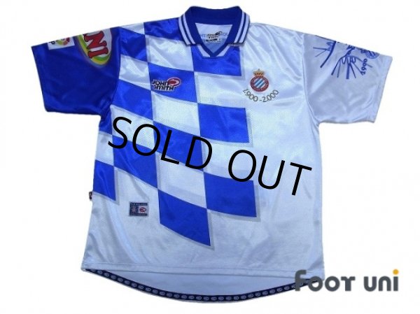 Photo1: Espanyol 2000-2001 Centenario Home Shirt (1)