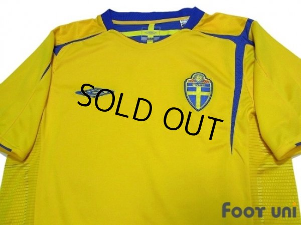 Photo3: Sweden 2006 Home Shirt (3)
