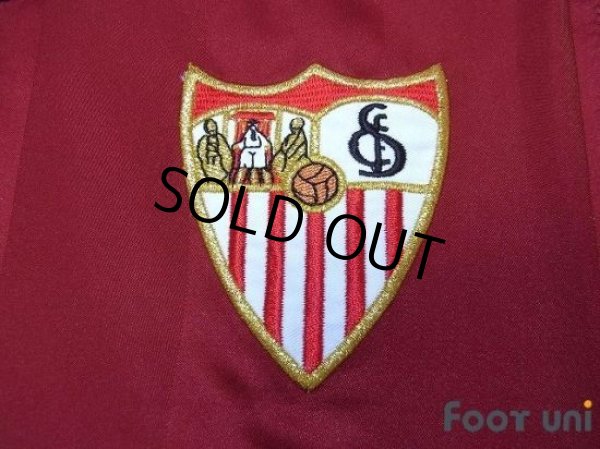 Photo6: Sevilla 2007-2008 Away Shirt #4 Daniel Alves LFP Patch/Badge (6)